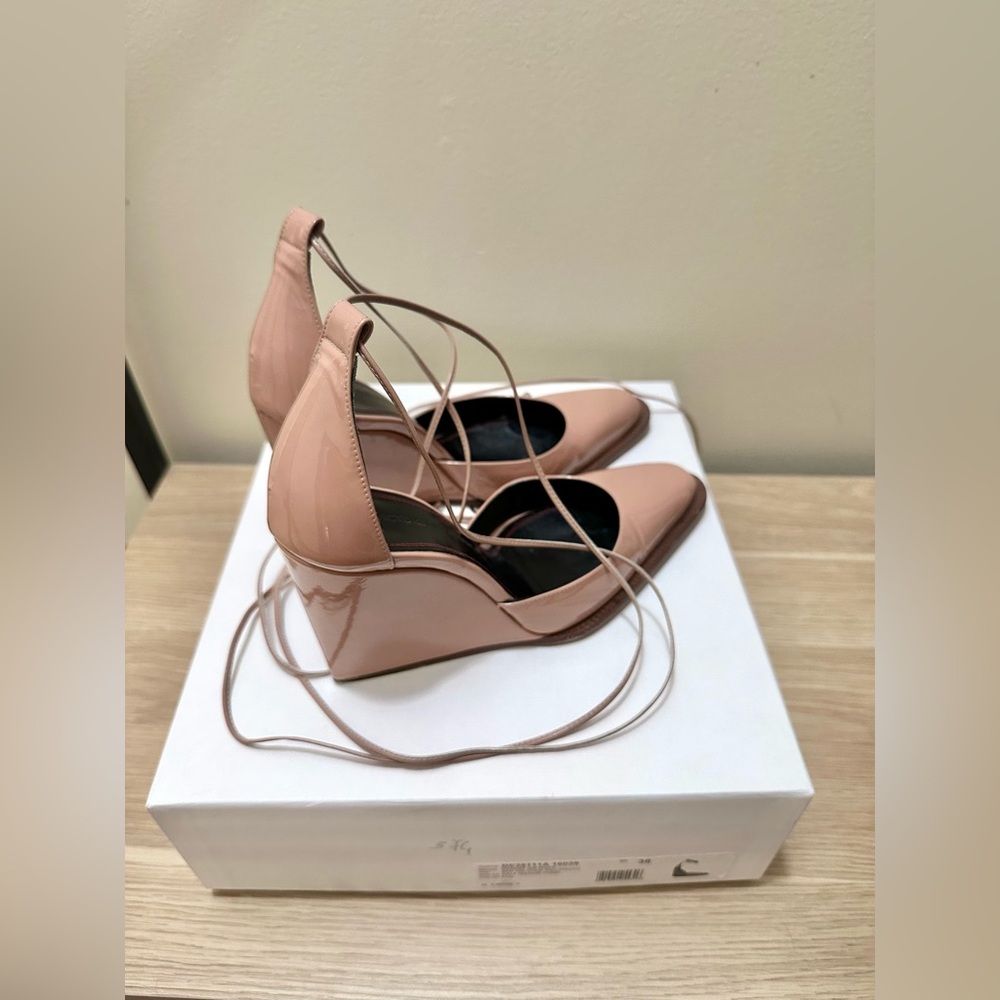 Victoria Beckham loafer wedge pump patent leather Size EU 38 / US 8 - Picture 6 of 15